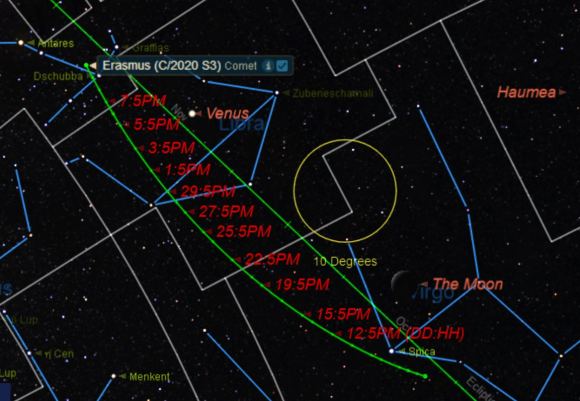 Enter Comet S3 Erasmus: A Bright Comet For November - Universe Today