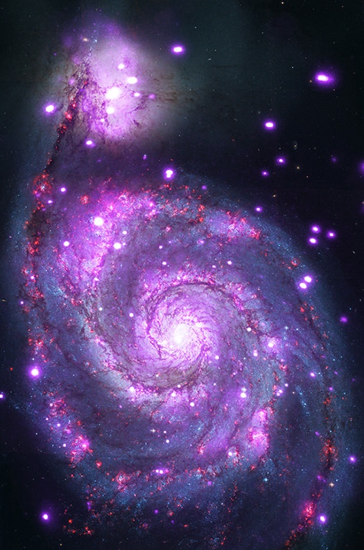 The Magnetic Fields Swirling Within the Whirlpool Galaxy - Universe Today