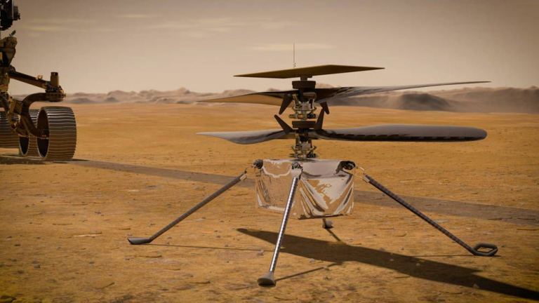 The Mars Helicopter Could Charge up the Atmosphere Around Itself as it ...