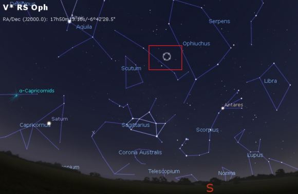 Skywatcher's Delight: Nova RS Ophiuchi in Outburst and Comet O1 ...