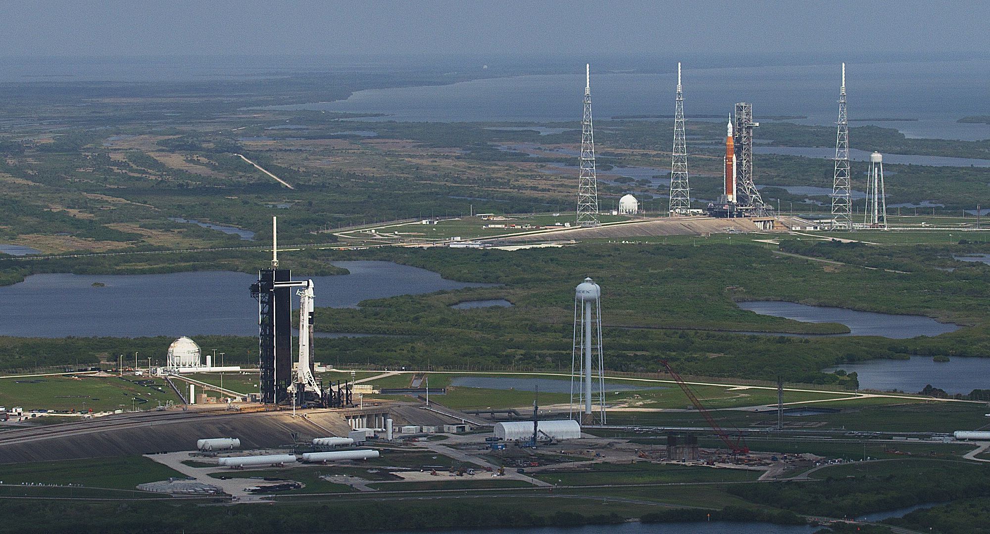 Two Rockets At Cape Canaveral Universe Today