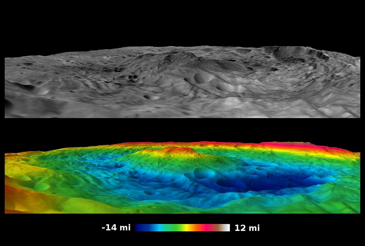 The Deepest Known Canyon in the Solar System, Seen From Space ...