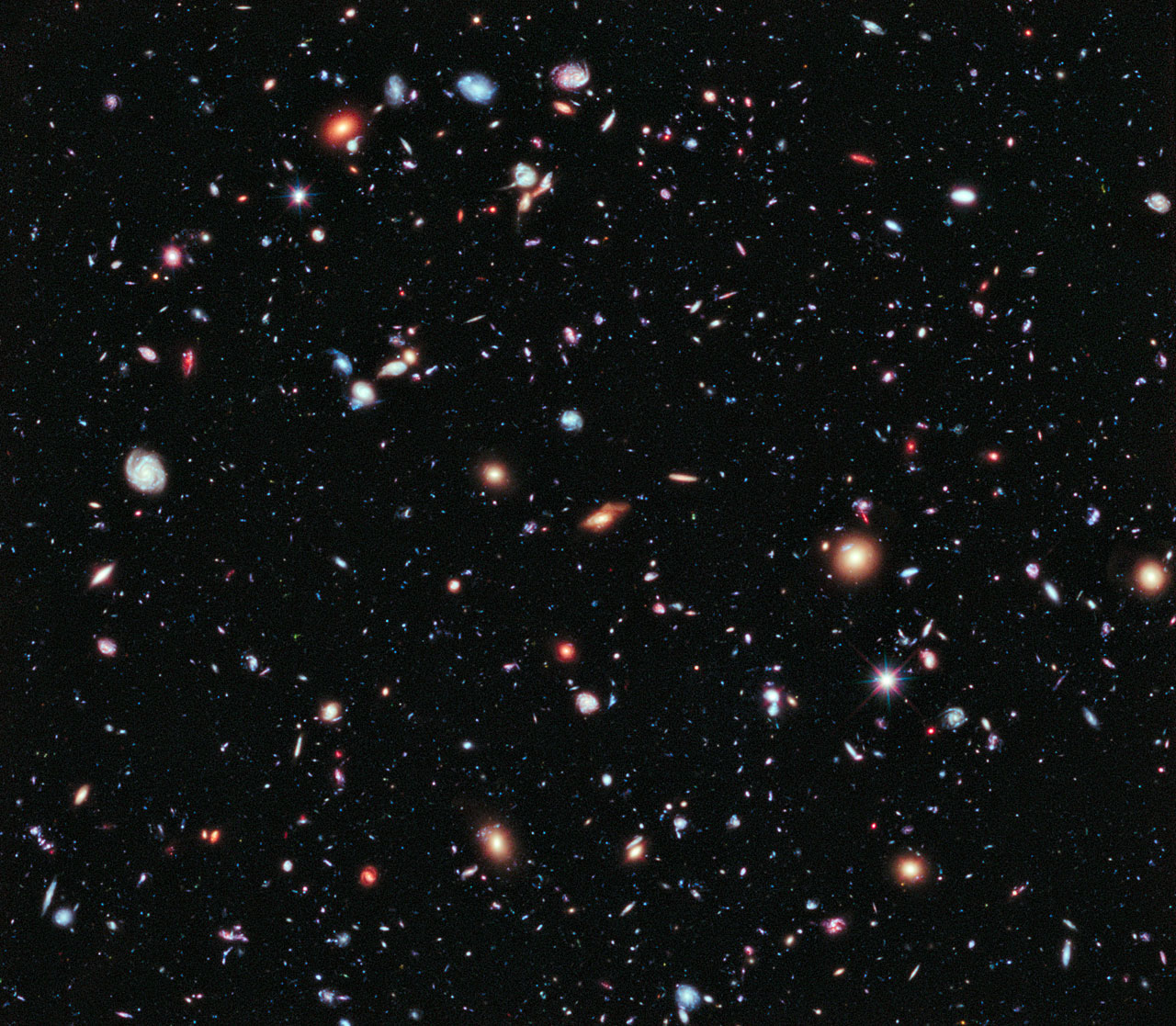 Hubble deep field фото