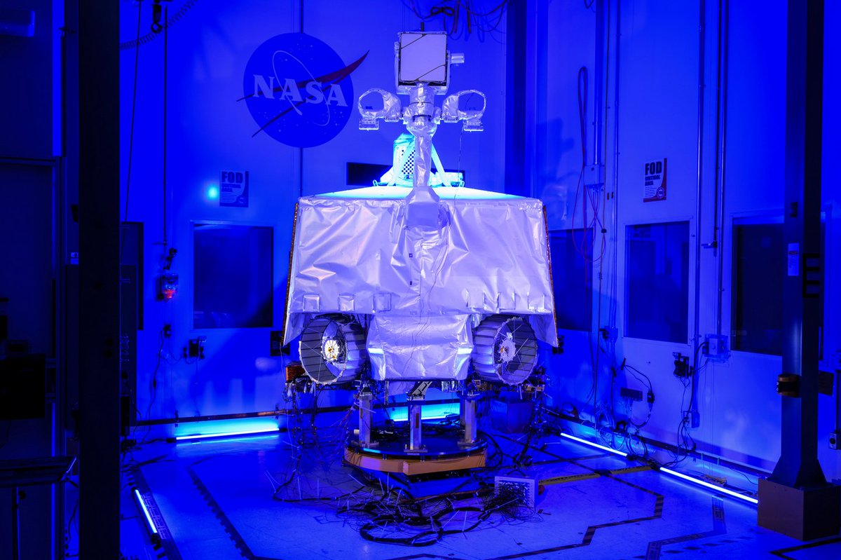 NASA VIPER rover in clean room
