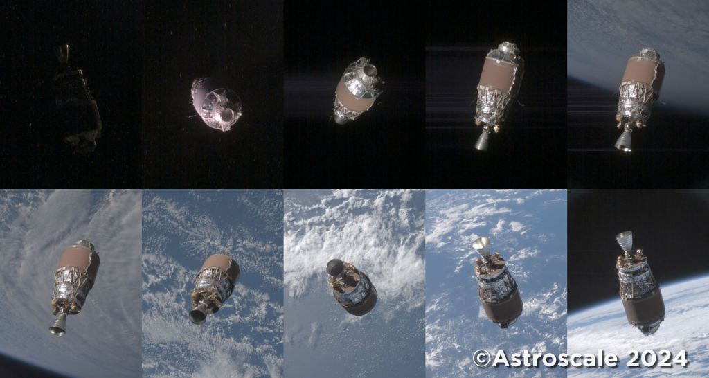 More images of the target object of space debris captured on July 16th. Courtesy Astroscale/JAXA.