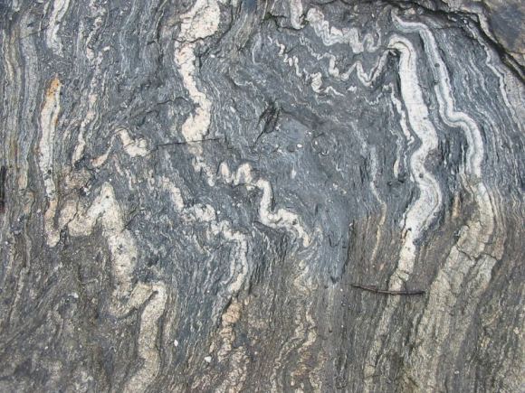 An example of folded metamorphic rock from Norway. Courtesy Siim Sepp, CC BY_SA 3.0