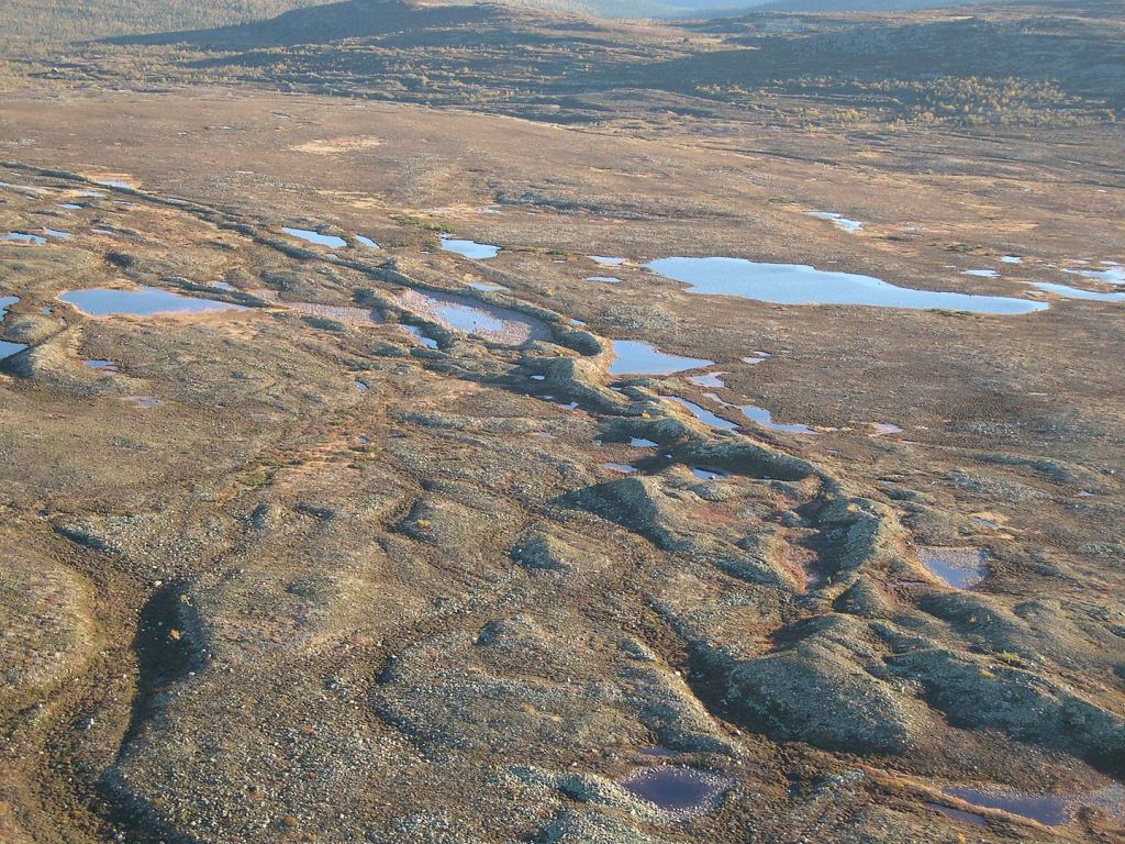 These are eskers in western Sweden. They were created by water flowing under a glacier. When the glacier retreated, they were left as evidence. The same likely happened on Mars. Image Credit: By Hanna Lokrantz - https://www.flickr.com/photos/geologicalsurveyofsweden/6853882122/in/album-72157625612122901/, CC BY 2.0, https://commons.wikimedia.org/w/index.php?curid=42848874