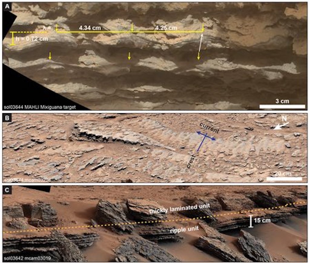 Curiosity Finds Ancient Wave Ripples on Mars