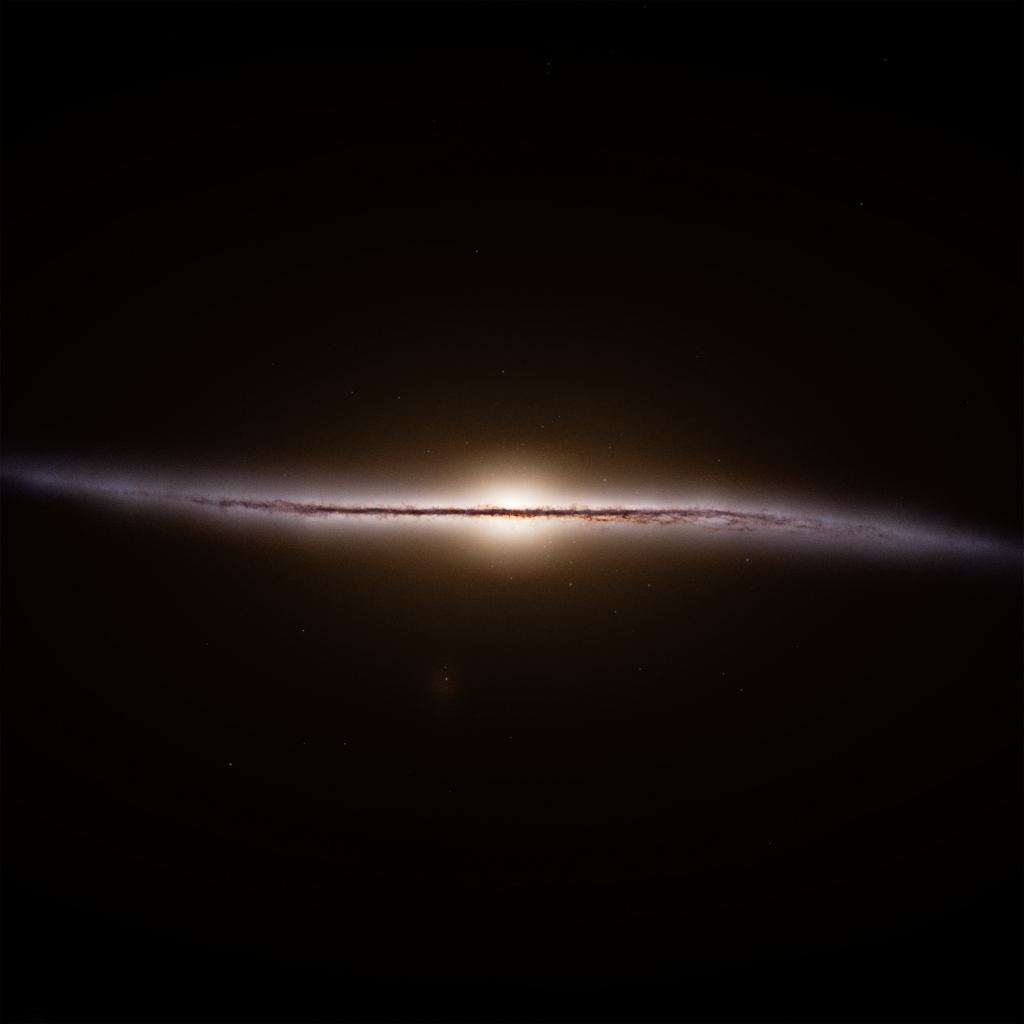 This artist's reconstruction of Gaia data shows the Milky Way's central bulge, galactic disk, and outer reaches. Image Credit: ESA/Gaia/DPAC, Stefan Payne-Wardenaar