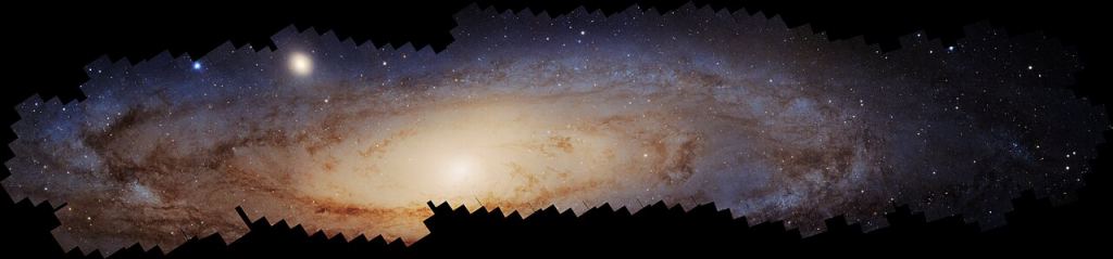 This large photomosaic of Andromeda is from the Hubble. It's the largest one ever assembled from NASA/ESA Hubble Space Telescope observations. Image Credit: NASA, ESA, B. Williams (University of Washington)