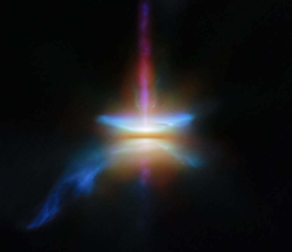 An Amazing JWST Image of a Protostar